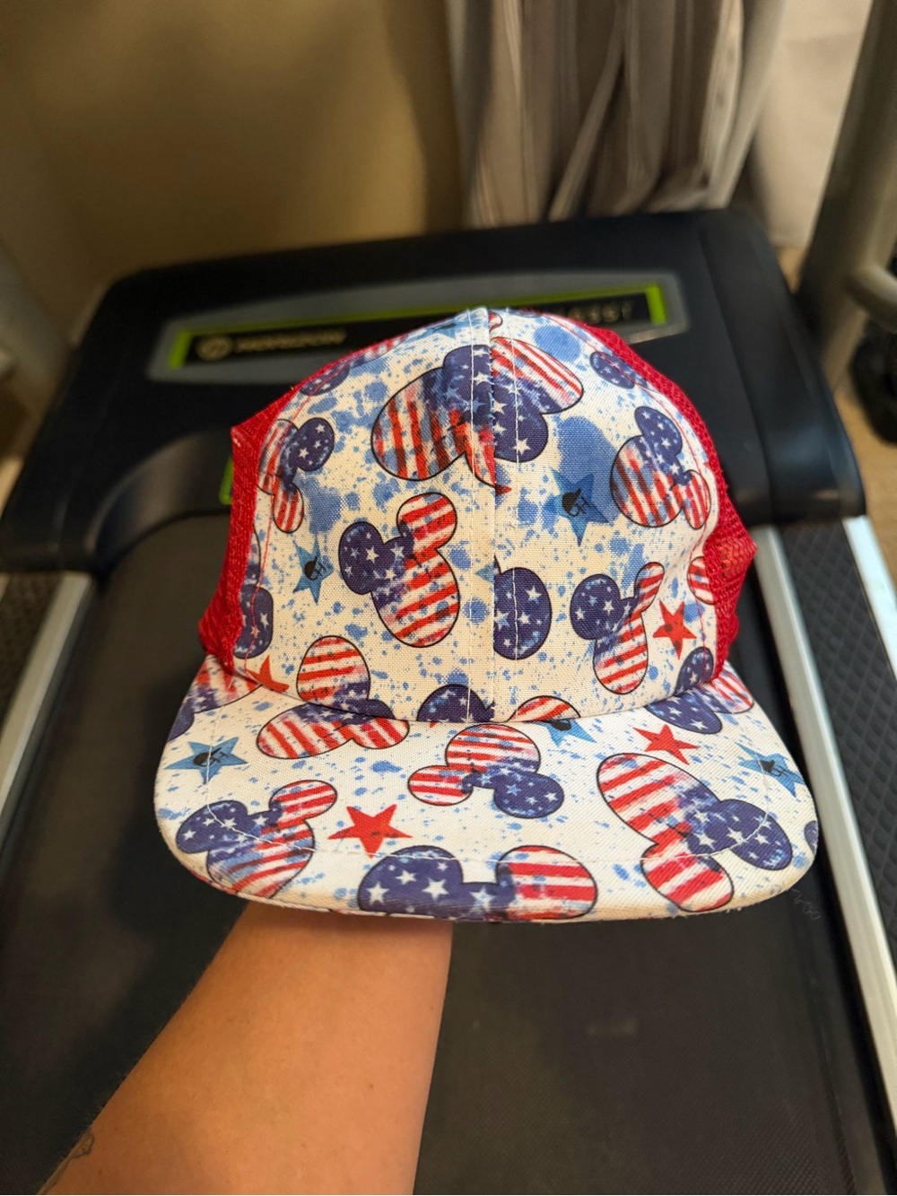 Mickey Mouse Patriotic Kids Trucker Hat
